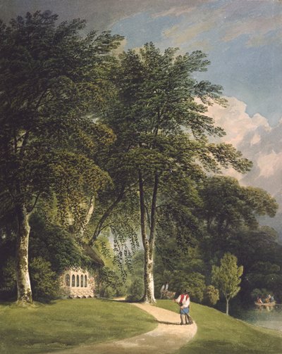 Stourhead, Wilts door Francis Nicholson